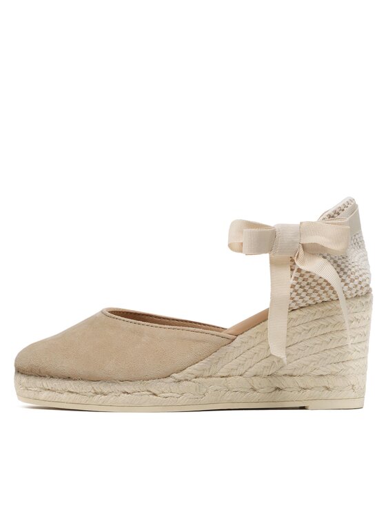 Manebi Espadrile Low Wedge Espadrilles M 1 1 WL Bej Modivo Ro