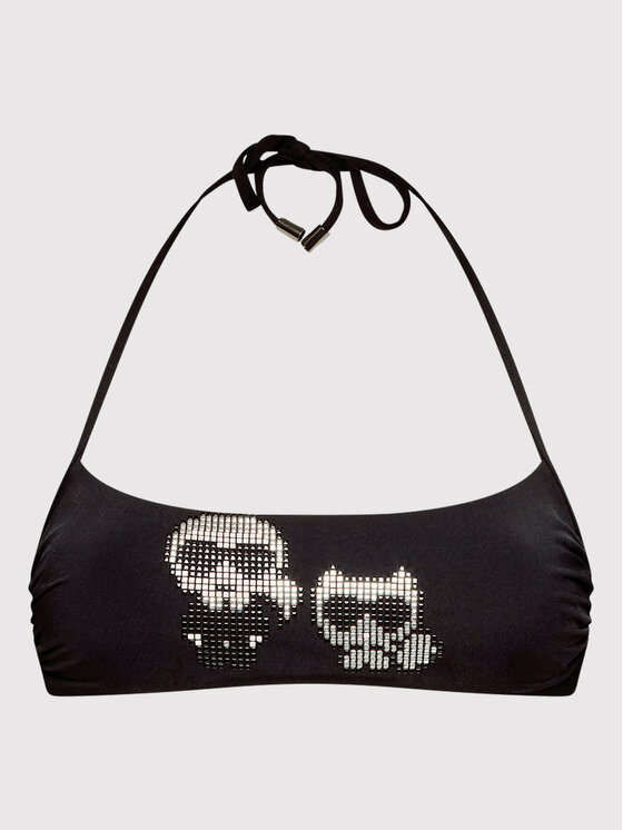 Karl Lagerfeld Bikini Oberteil Choupette Kl Wtp Schwarz Modivo At