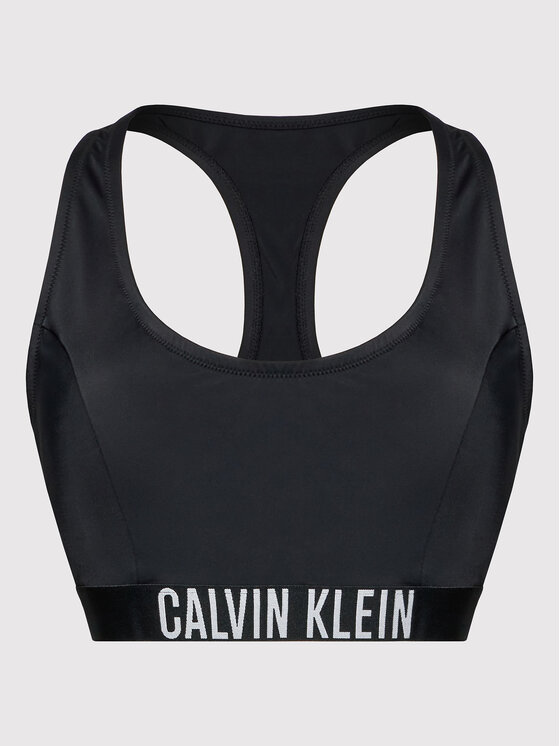 Calvin Klein Swimwear Bikini Oberteil Racerback Kw Kw Schwarz
