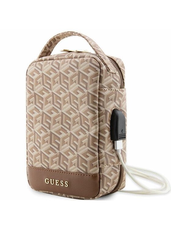 Guess Torba Na Laptopa Gcube Stripe Br Zowy Modivo Pl