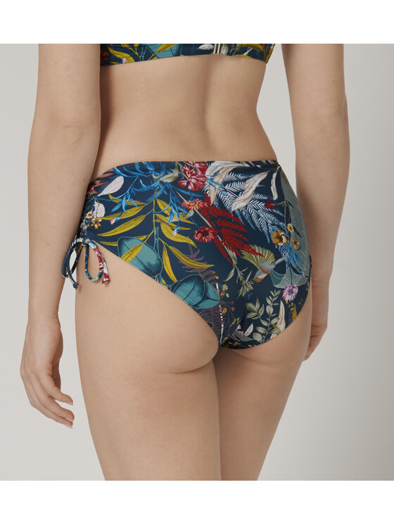 Triumph Dół od bikini Botanical Leaf 10207934 Granatowy Modivo pl