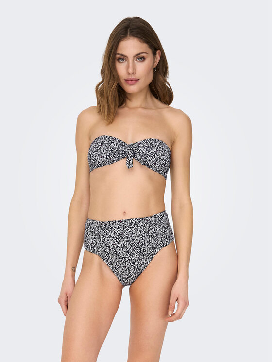 ONLY Dół od bikini Ella 15252496 Czarny Modivo pl