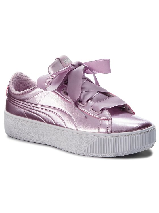 Puma Sneakersy Vikky Platform Ribbon P Fioletowy Modivo Pl