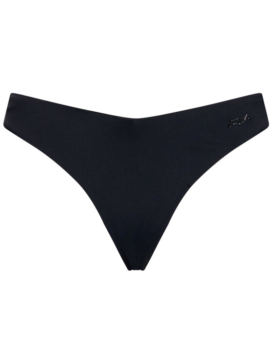 Karl Lagerfeld Bikini Unterteil Printed Logo Kl Wbt Schwarz Modivo At