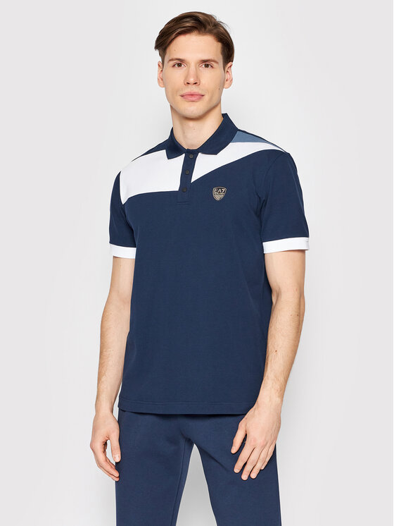 Ea Emporio Armani Polo Lpf Pj Z Granatowy Regular Fit Modivo Pl