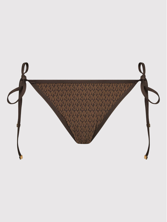 Michael Michael Kors Bikini Pezzo Sotto Logo Mm W Marrone Modivo It