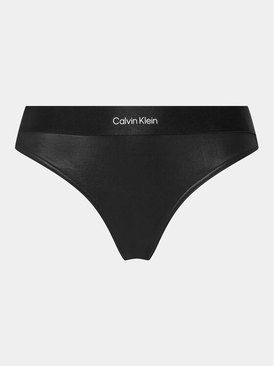 Calvin Klein Swimwear Dół od bikini KW KW Czarny Modivo pl