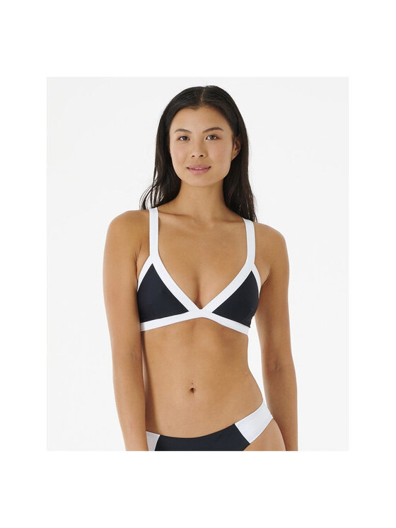 Rip Curl Góra od bikini Mirage Colour Block Tri Czarny Modivo pl