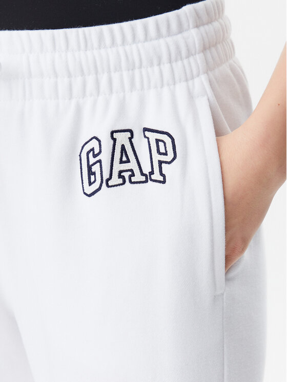 Gap Spodnie dresowe 889527 02 Biały Relaxed Fit Modivo pl