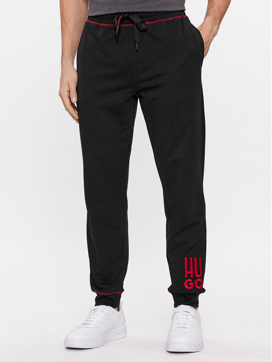 Hugo Jogginghose Logo Schwarz Relaxed Fit Modivo At