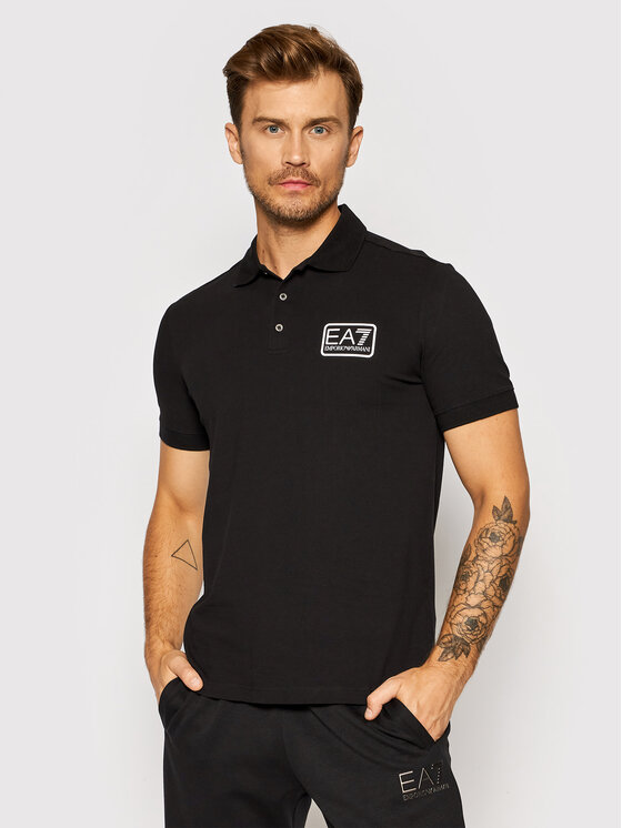 Ea Emporio Armani Polo Kpf Pj Z Noir Regular Fit Modivo Fr