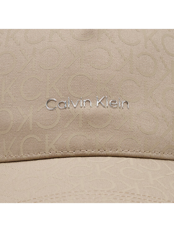 Calvin Klein Kepurė su snapeliu Monogram K60K611152 Smėlio Modivo lt