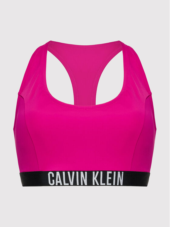 Calvin Klein Swimwear Bikini Oberteil Intense Power KW0KW01827 Rosa