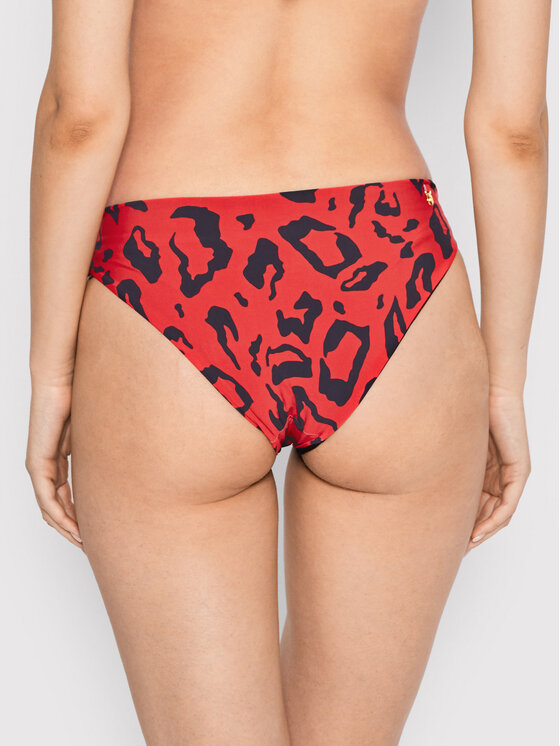 Malai Bas De Bikini Morroco Ocelot Paramount B Rouge Modivo Fr