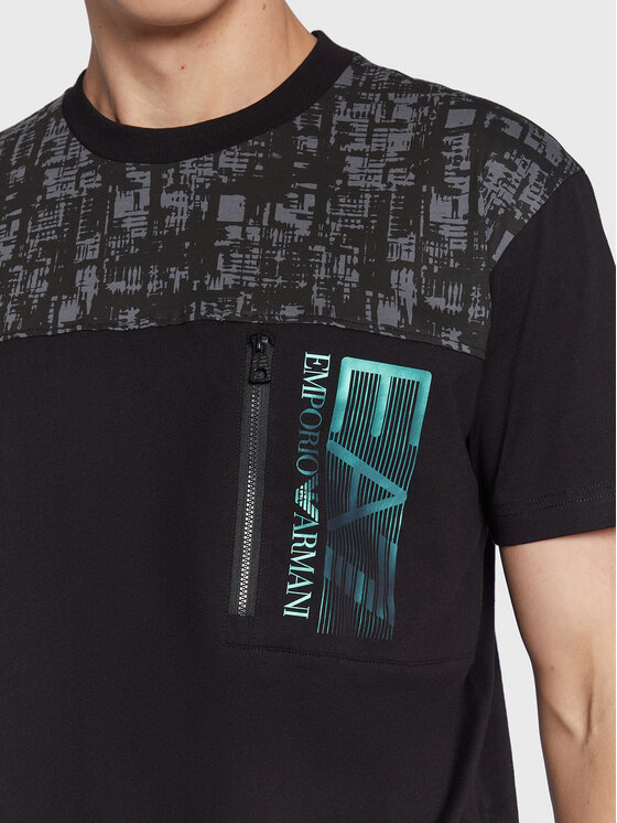 Ea Emporio Armani T Shirt Lpt Pj Z Schwarz Regular Fit