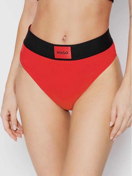 Hugo Dół od bikini Red Label 50470233 Czerwony Modivo pl