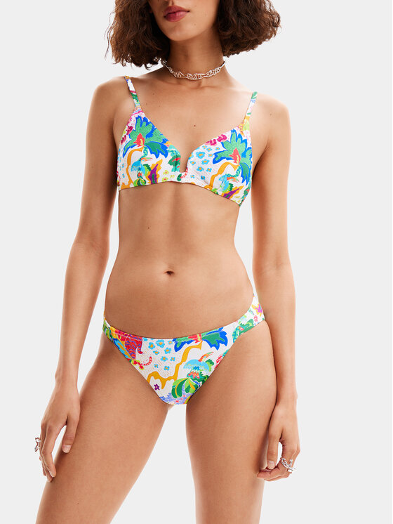 Desigual Bikini Partea De Jos Jungle Swmk Colorat Modivo Ro