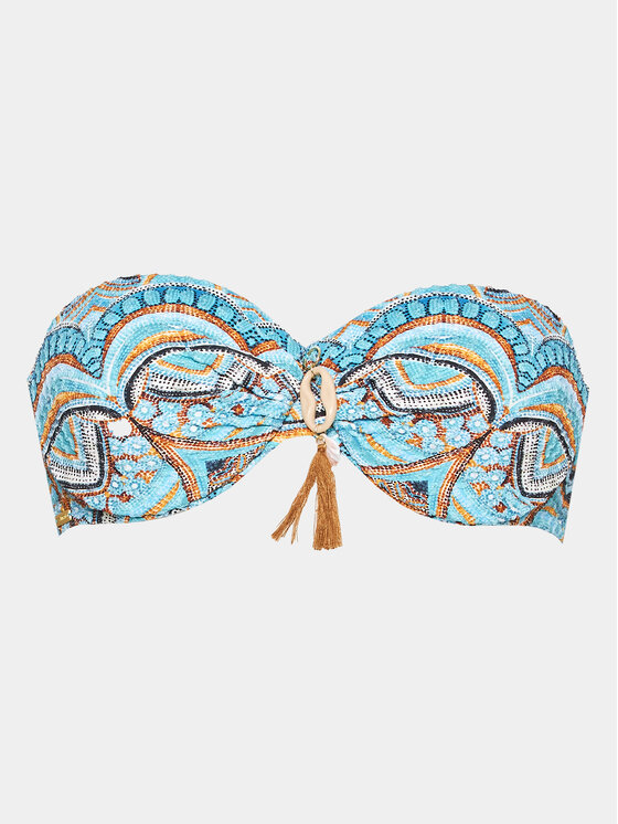 Selmark Bikini Oberteil BH616 Blau Modivo De