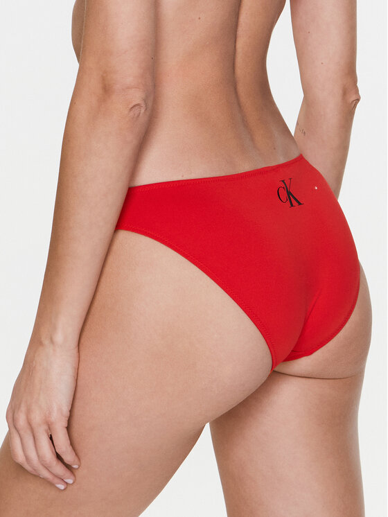 Calvin Klein Swimwear Bikini partea de jos KW0KW01987 Roșu Modivo ro