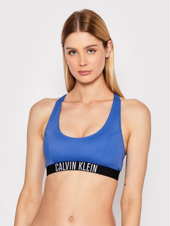 Calvin Klein Swimwear Haut De Bikini Kw Kw Bleu Modivo Fr