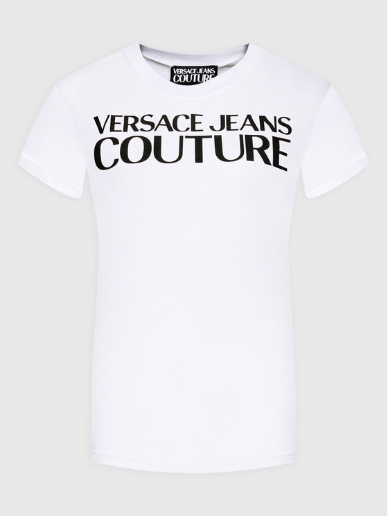 Versace Jeans Couture T Shirt Logo Rubber Haht Bia Y Regular Fit