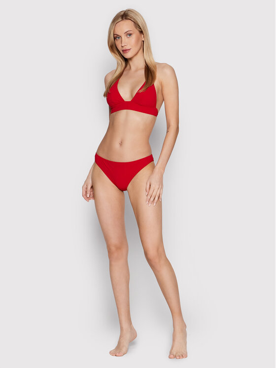 Etam Dół od bikini Essentielle 6524576 Czerwony Modivo pl