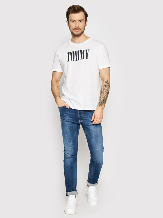 Tommy Hilfiger T Shirt Um Um Bijela Regular Fit Modivo Hr