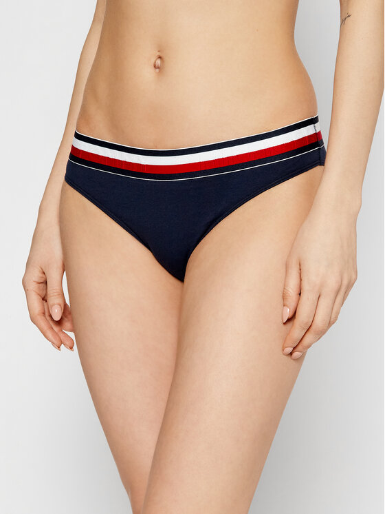 Tommy Hilfiger Klassischer Damenslip Bikini Uw Uw Dunkelblau