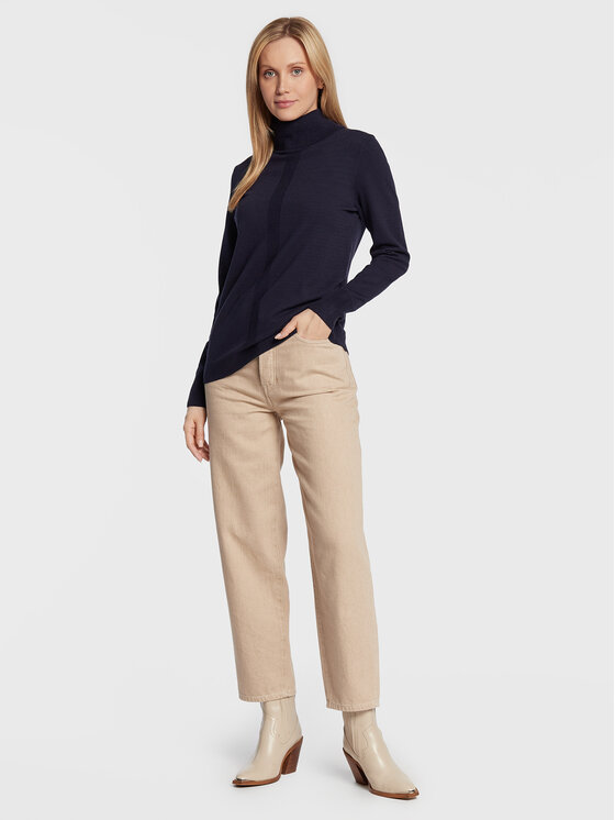 Olsen Dolčevita Eva 11003854 Tamnoplava Slim Fit Modivo hr