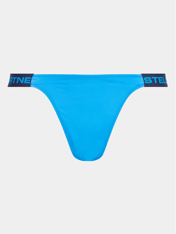 Stella McCartney Dół od bikini Logo Classic S7B001890 45612 Błękitny