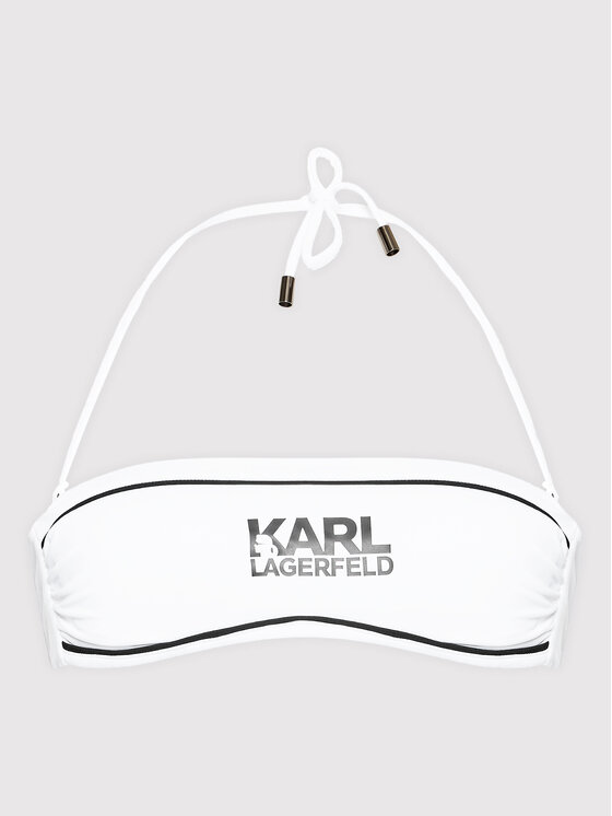 Karl Lagerfeld Bikini Oberteil Kl Wtp Wei Modivo At