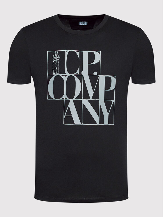 C P Company T Shirt Sailor Cmts A W Czarny Regular Fit