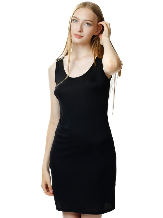 Mewa Lingerie Halka Czarny Modivo Pl
