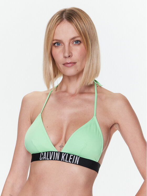 Calvin Klein Swimwear Bikini Partea De Sus KW0KW01963 Verde Modivo Ro