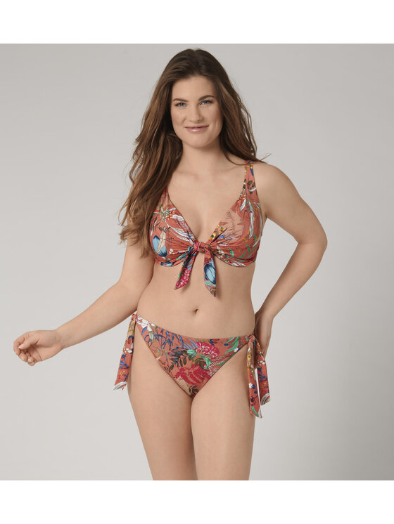 Triumph D Od Bikini Botanical Leaf Tai Pomara Czowy Modivo Pl