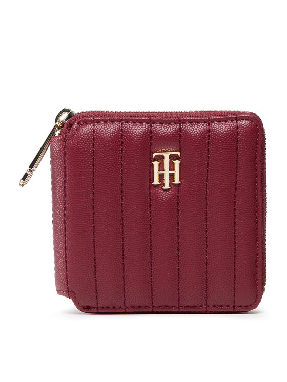 Tommy Hilfiger Ma Y Portfel Damski Th Timeless Med Wallet Quilted