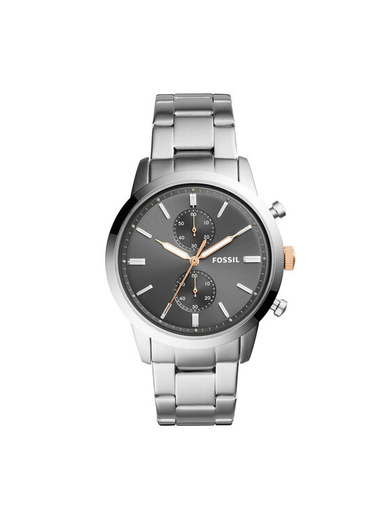 Fossil Zegarek Townsman Fs Srebrny Modivo Pl