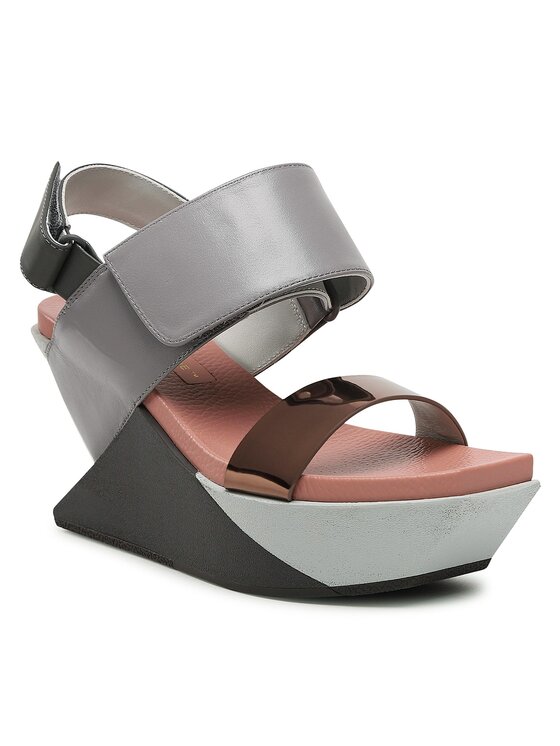 United Nude Sanda Y Delta Wedge Sandal Szary Modivo Pl