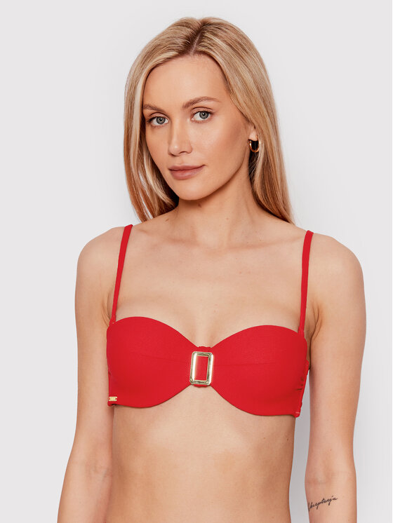 Selmark Bikini Oberteil BF216 Rot Modivo At