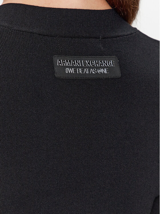 Armani Exchange Trikot As Kleita Rya F Ymh Z Melns Regular Fit