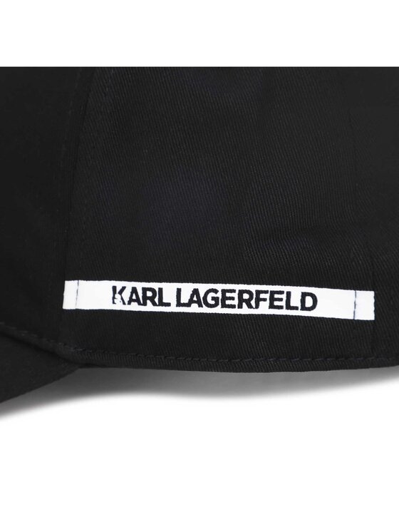 Karl Lagerfeld Kepur Su Snapeliu Z Juoda Modivo Lt