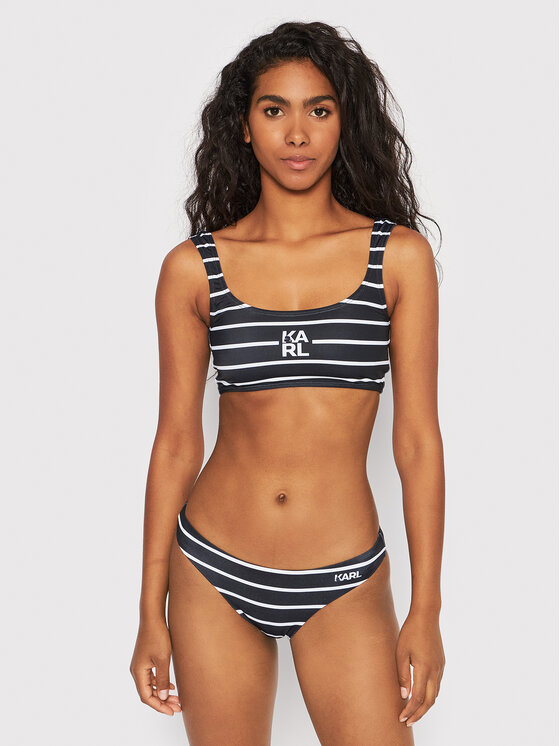 KARL LAGERFELD Bikini Pezzo Sopra KL22WTP16 Nero Modivo It