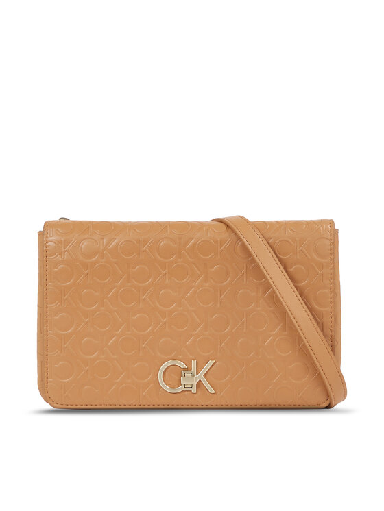 Calvin Klein Handtasche Re Lock Double Gusett Xbody Emb K K