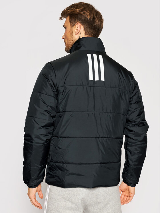 Adidas Kurtka Puchowa Bsc 3 Stripes Insulated DZ1396 Czarny Slim Fit