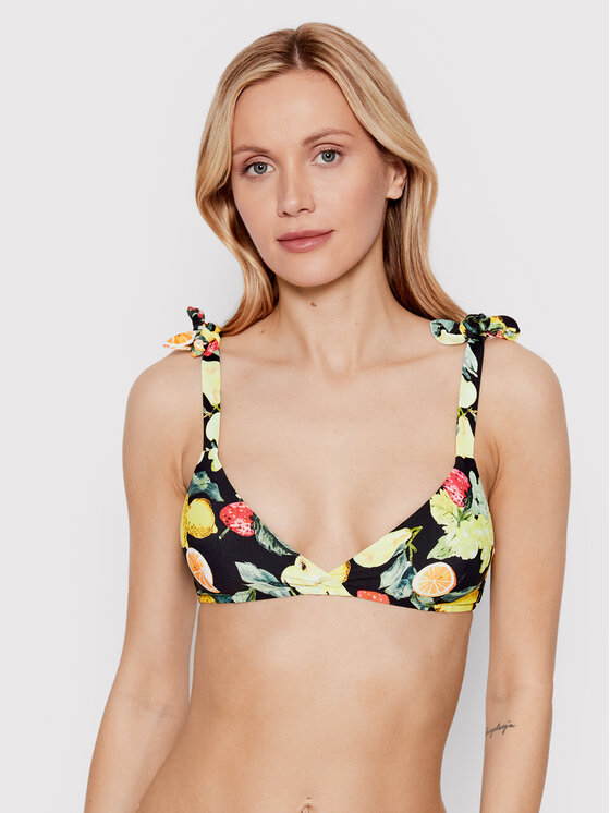 Seafolly Bikini Oberteil Lemoncello Schwarz Modivo De