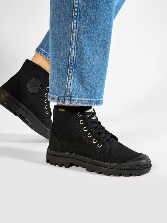 Palladium Bottes De Randonn E Pampa Hi Originale M Noir