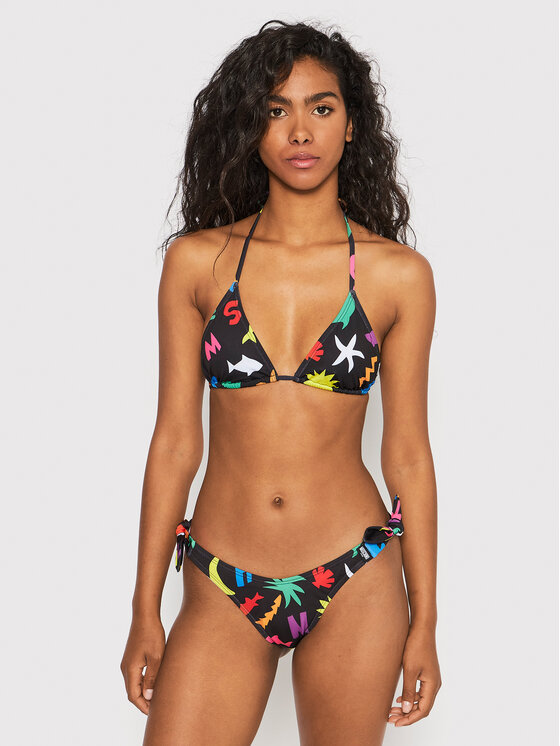 MOSCHINO Underwear Swim Dół od bikini A7141 2106 Czarny Modivo pl