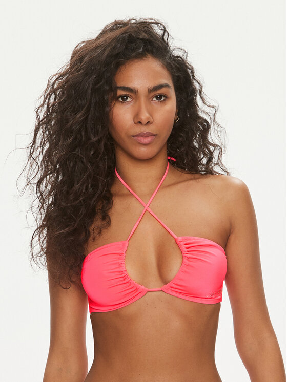 Guess Bikini Oberteil E4GJ01 MC044 Rosa Modivo De