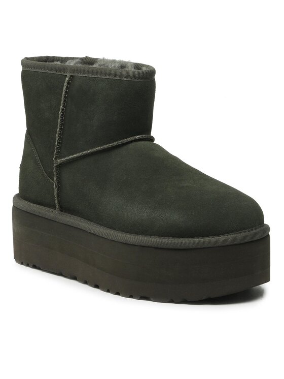 Ugg Śniegowce W Classic Mini Platform 1134991 Zielony Modivo pl