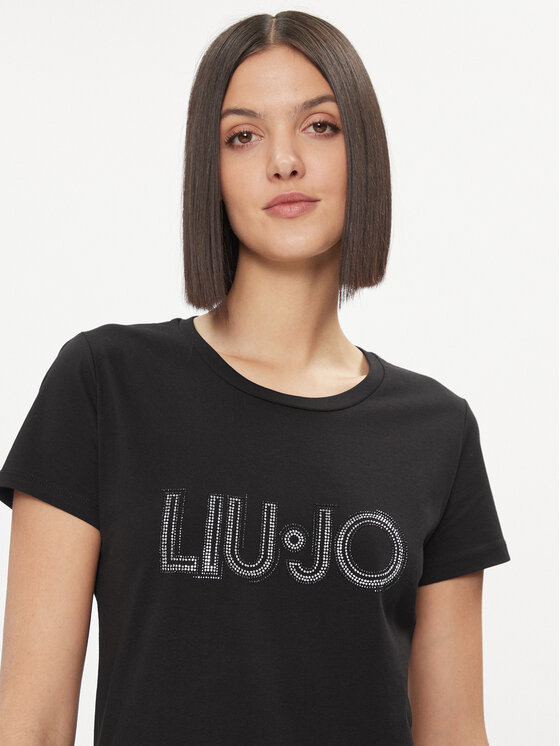 Liu Jo T Shirt WA4051 JS923 Nero Regular Fit Modivo It